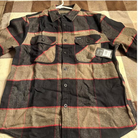Brixton Flannel New With Tags Men Size Small - Picture 3 of 6